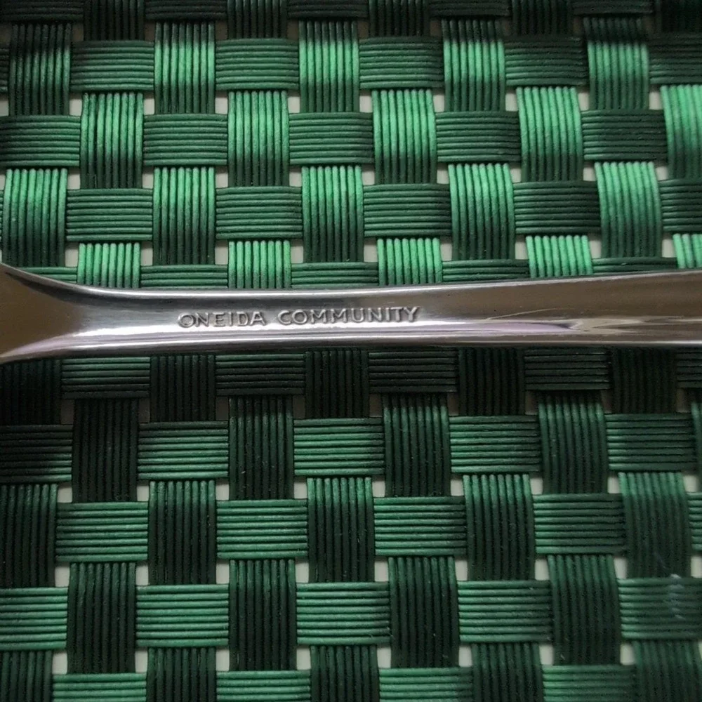 Oneida CLARETTE Soup Spoons Lot of 5 Community Betty Crocker Stainless USA Vtg